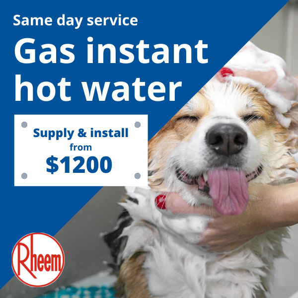 1 Gas instant hot water
